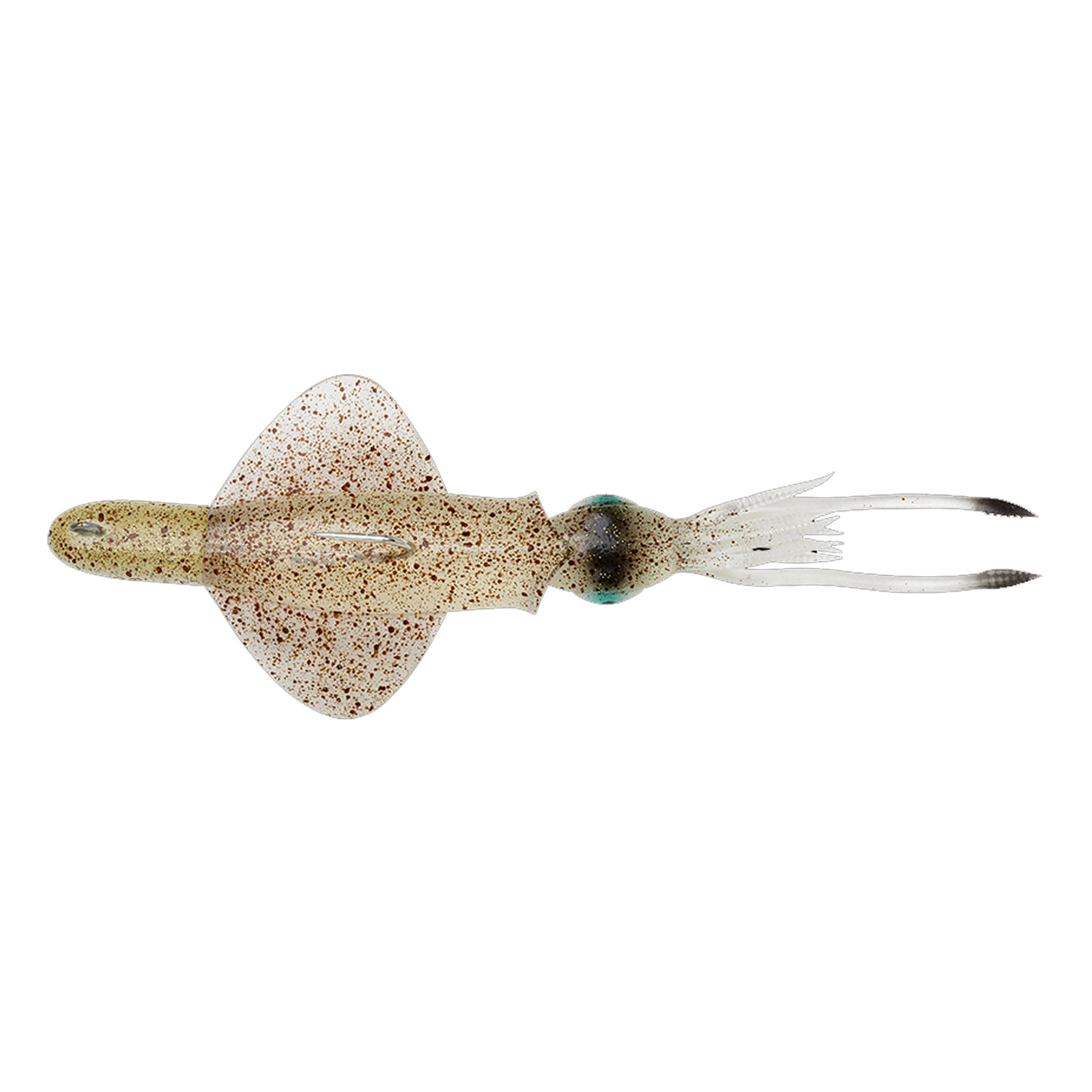 Naluca Pescuit Marin Swim Squid Rtf 18cm 90g Ochi Verzi