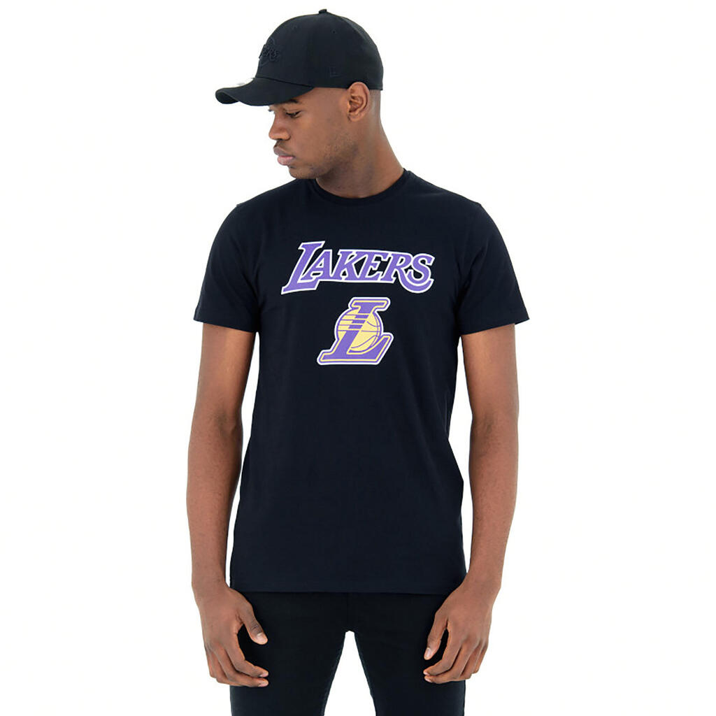 
Basketbalové tričko NBA Los Angeles Lakers s krátkym rukávom čierne