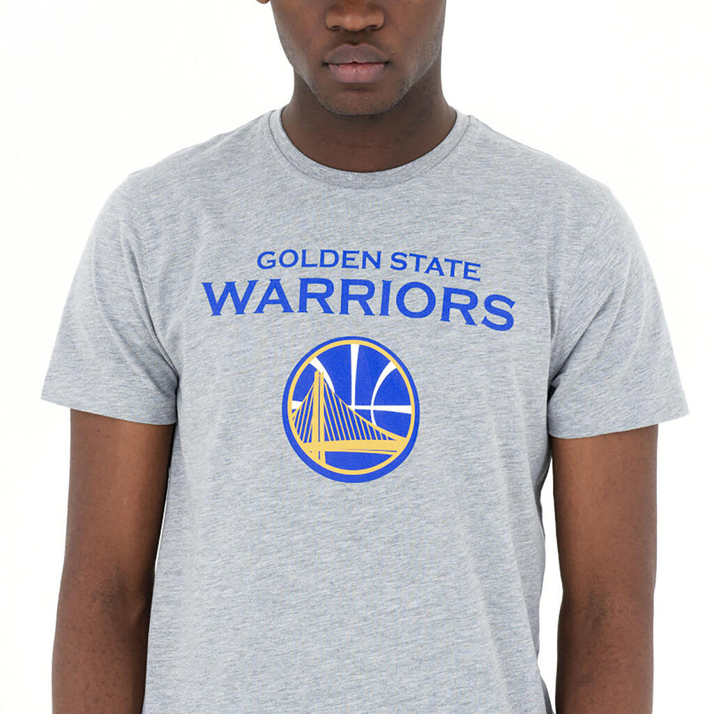 Men's/Women's Short-Sleeved Cotton T-Shirt - Golden State Warriors/Grey