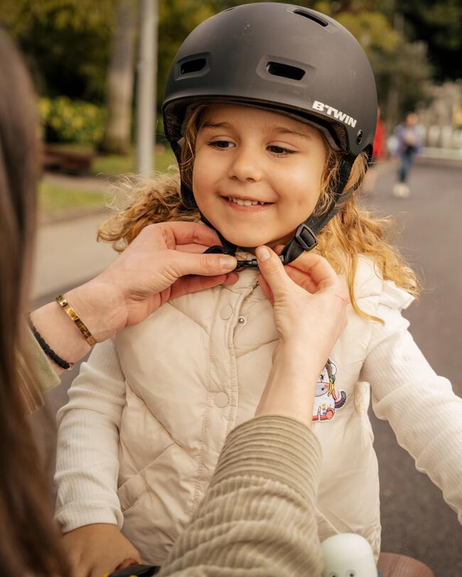 CAPACETE BICICLETA CRIANÇA 500 Preto