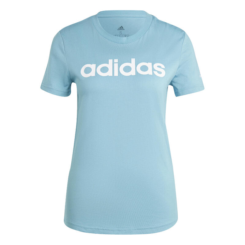 Adidas T-Shirt Damen - blau 