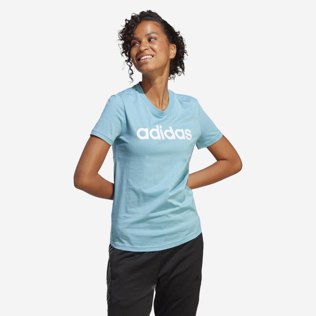 Adidas T-Shirt Damen - blau 