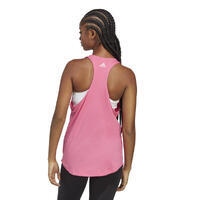 Roze ženska majica bez rukava za fitnes