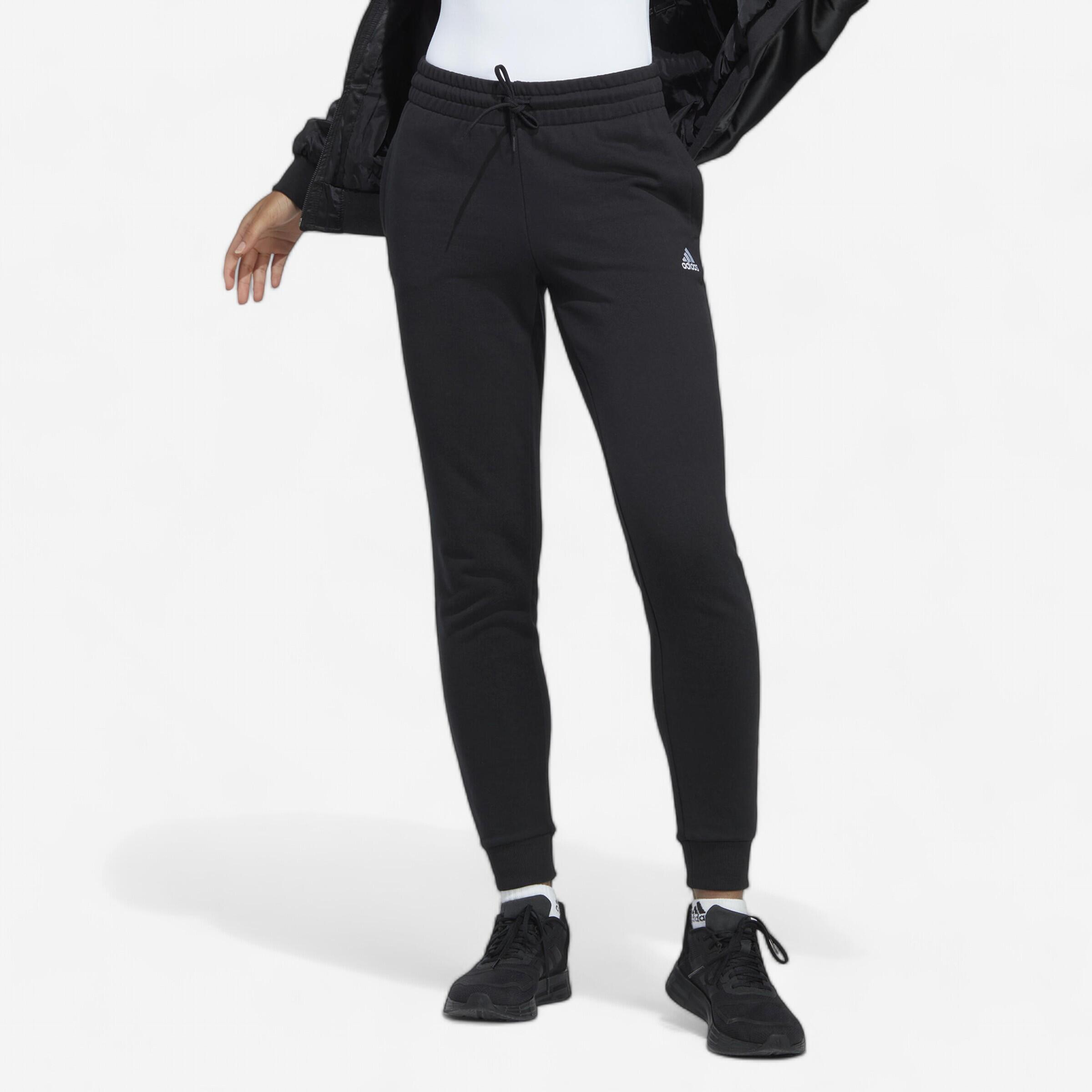 PANTALON JOGGING DE FITNESS ADIDAS FEMME NOIR ADIDAS Decathlon