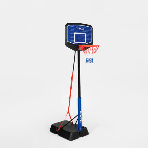 Panier de basket Enfant Dunk sur pied réglable 1,60m à 2,20m - K900 Bleu Noir