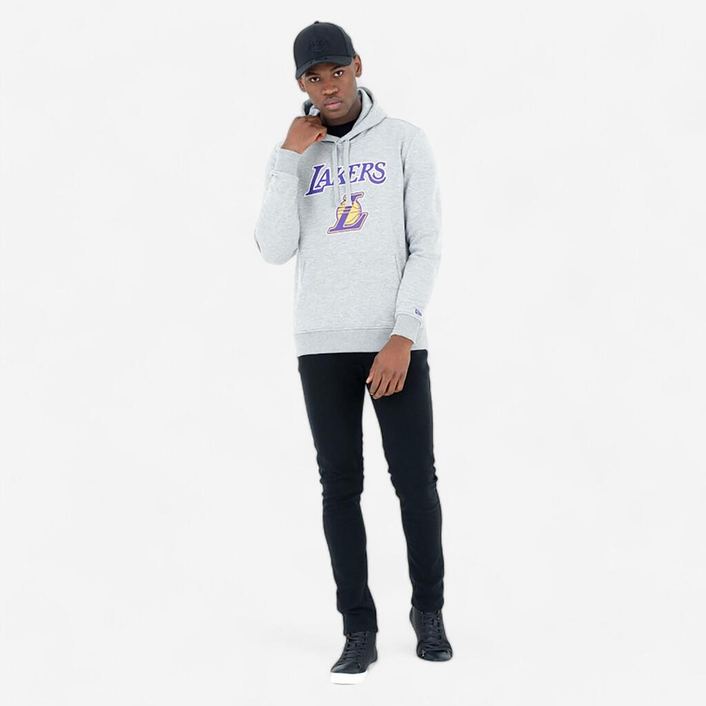 Adult NBA Basketball Hoodie - Los Angeles Lakers Grey