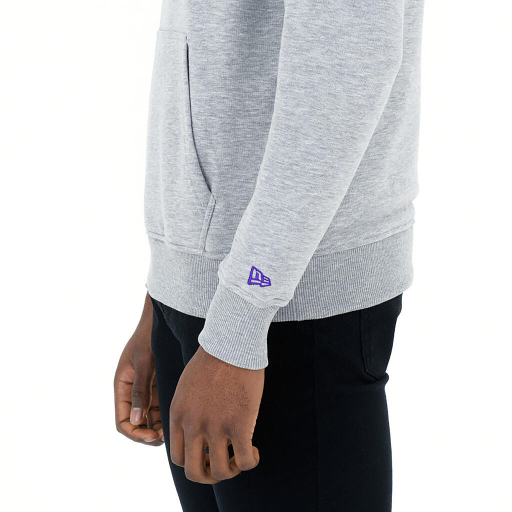 Vyriškas / moteriškas džemperis su gobtuvu, NBA, Los Andželo „Lakers“, pilkas