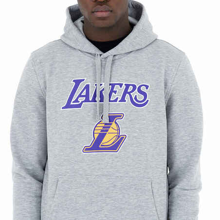 Adult NBA Basketball Hoodie - Los Angeles Lakers Grey