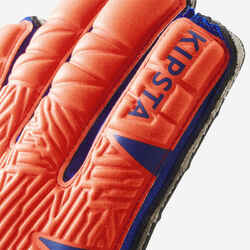 Παιδικά γάντια τερματοφύλακα F500 Viralto Shielder - Πορτοκαλί/Μπλε