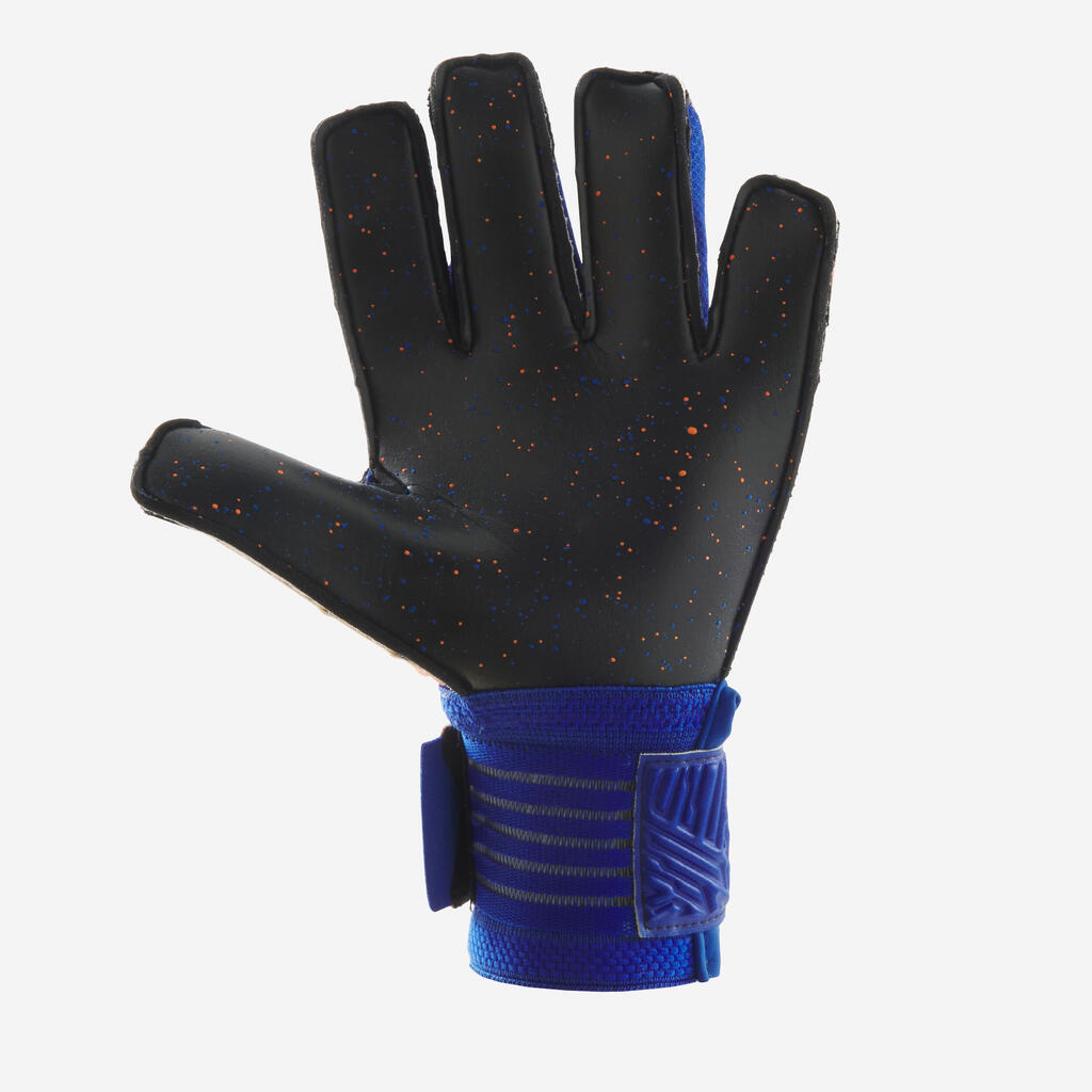 Detské rukavice F500 Viralto Shielder oranžovo-modré