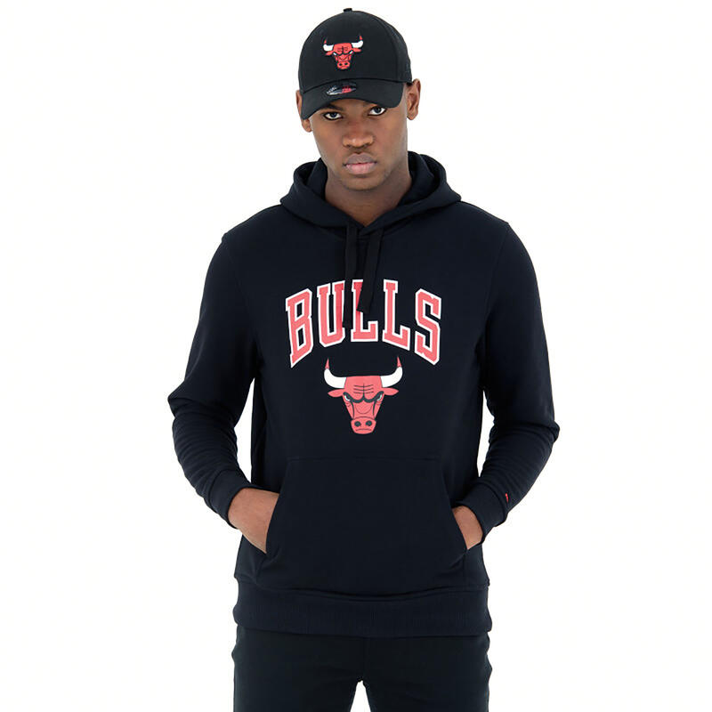 Bluza z kapturem do koszykówki New Era NBA CHICAGO BULLS