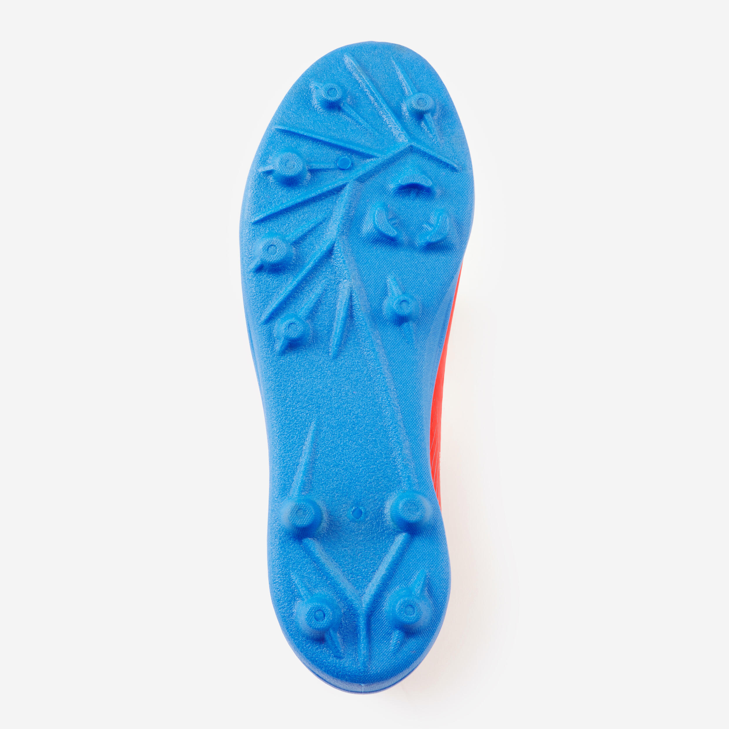 Tenis de fútbol con cintas AG/FG rojos para niños 160 JR 9/11