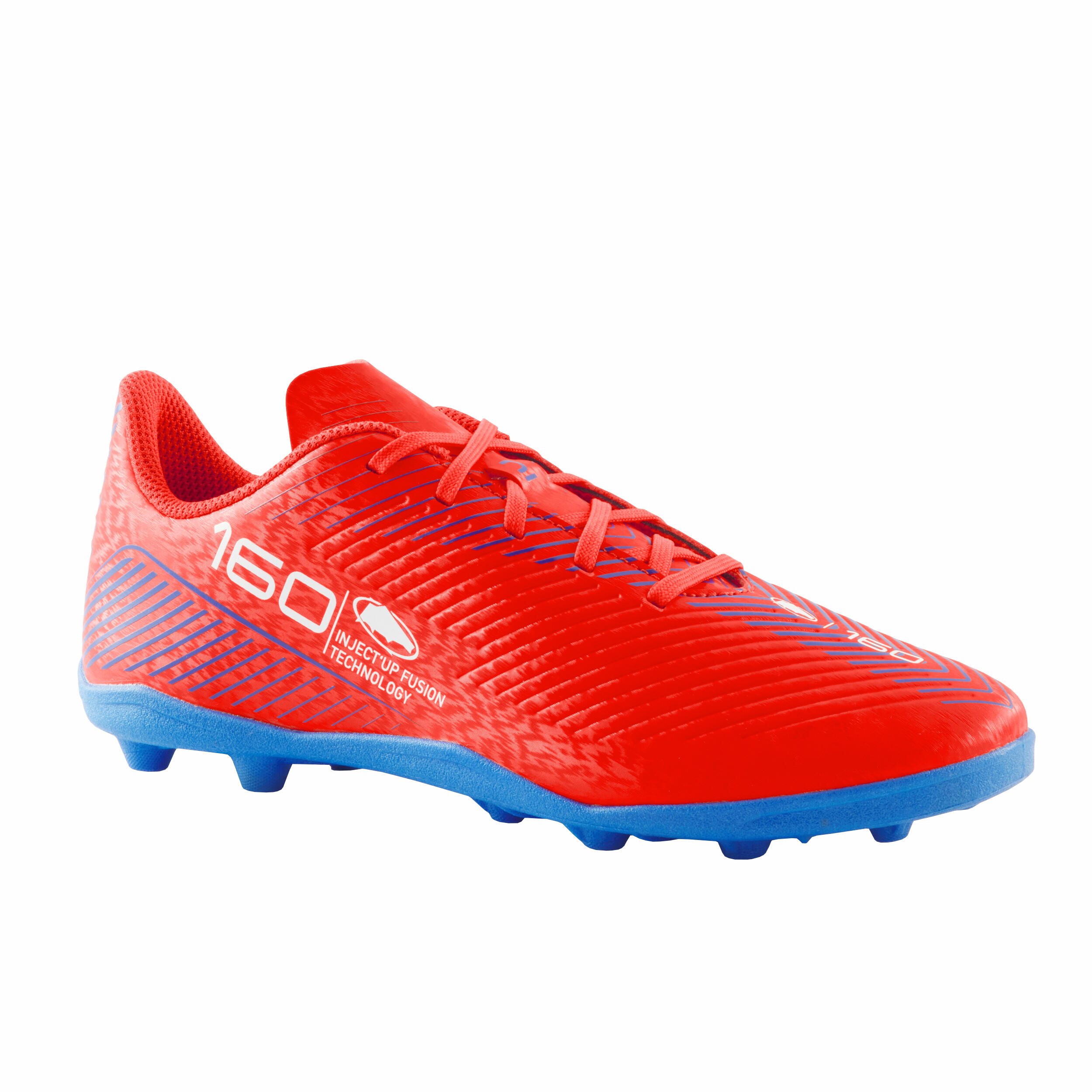 SCARPE DA CALCIO STRINGATE PER BAMBINI 160 JR AG/FG ROSSO