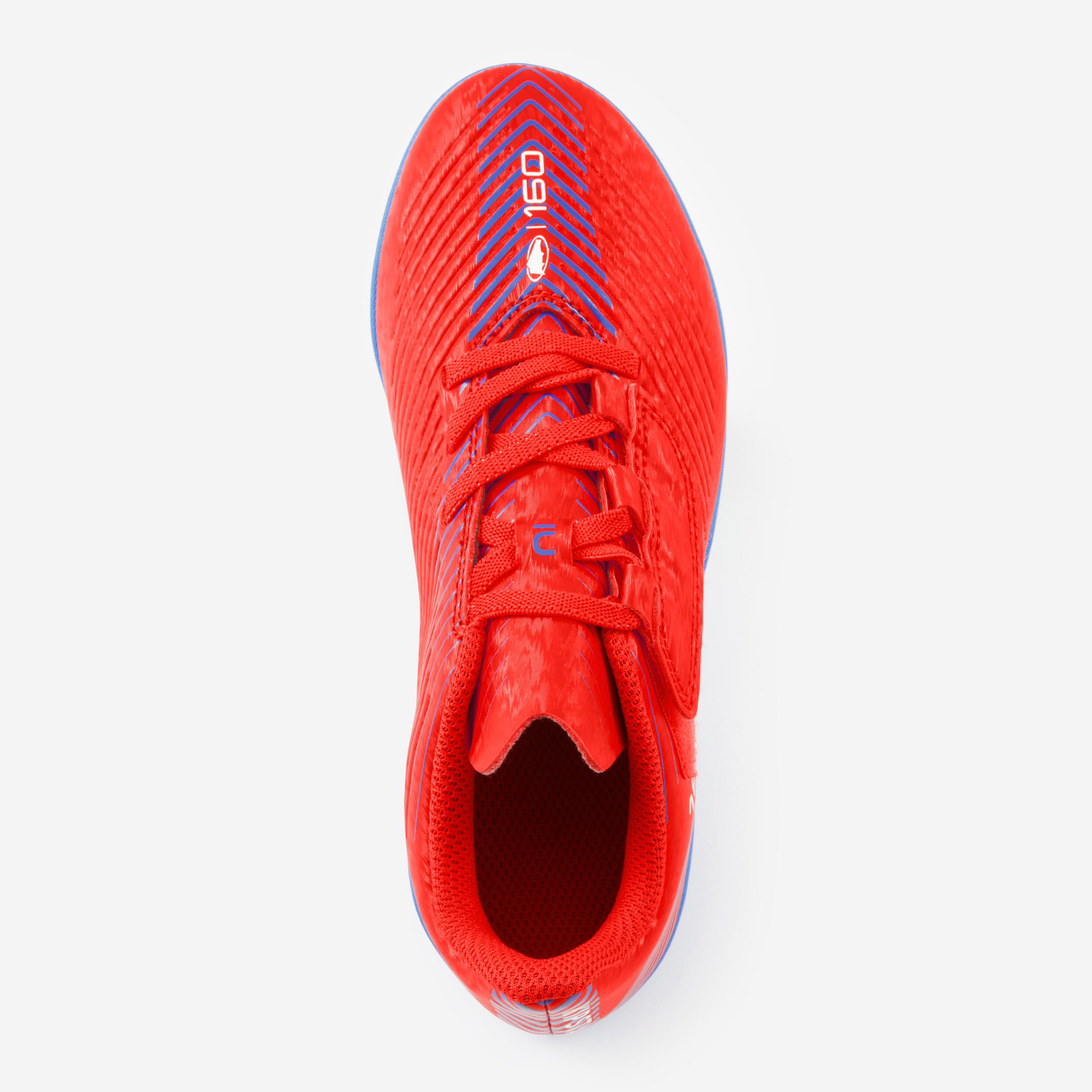 Kids' Hook and Loop Soccer Cleats, 160 MG Easy - KIPSTA