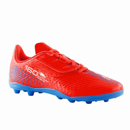 
      Kids' Rip-Tab Football Boots 160 Easy AG/FG - Red
  