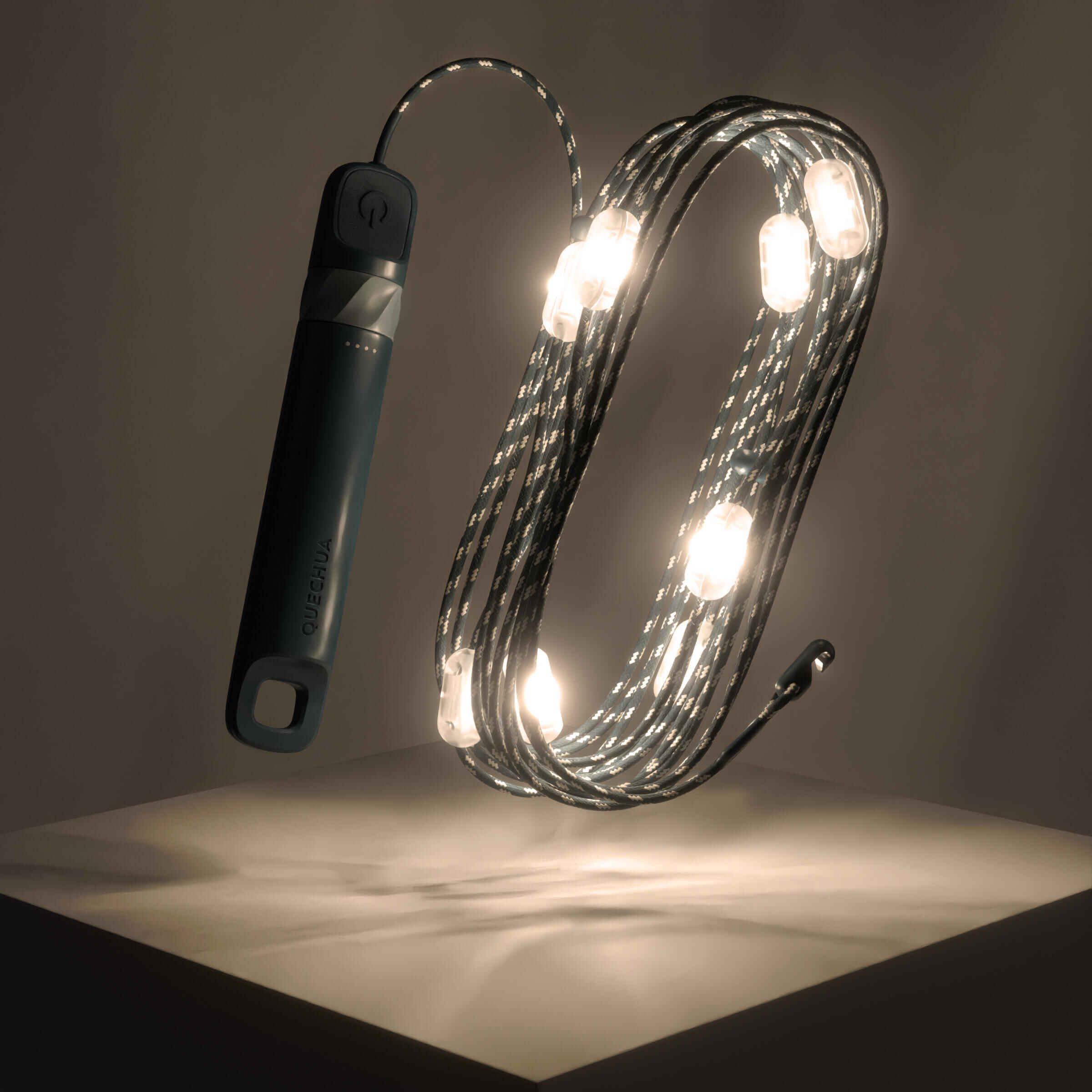 WUQNGI Camping Lichterkette 10M – USB Wiederaufladbar, 7 Lichtmodi, IPX4, Für Zelt, Garten, Wohnmobil
