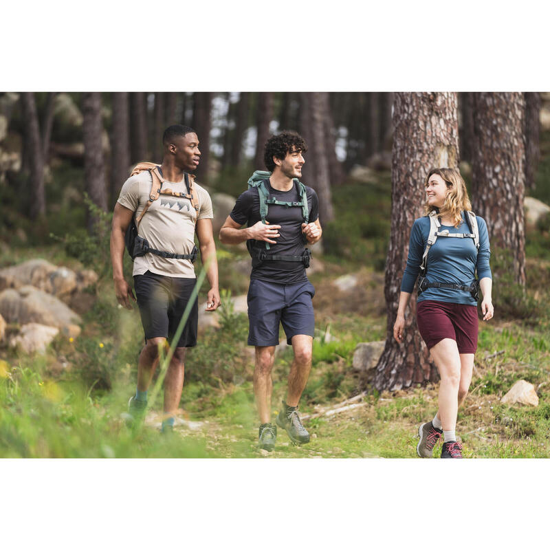 Erkek Outdoor Şort - Koyu Gri - MH100