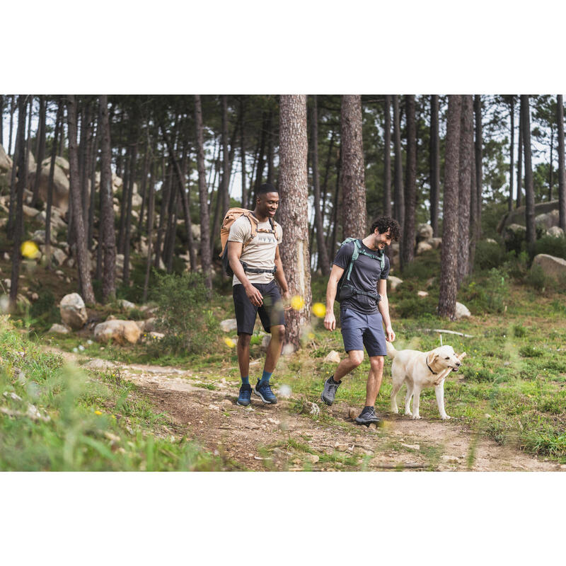 Long mountain hiking shorts - MH500 - Men