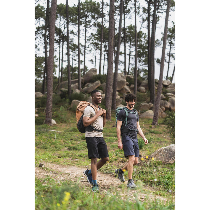 Long mountain hiking shorts - MH500 - Men