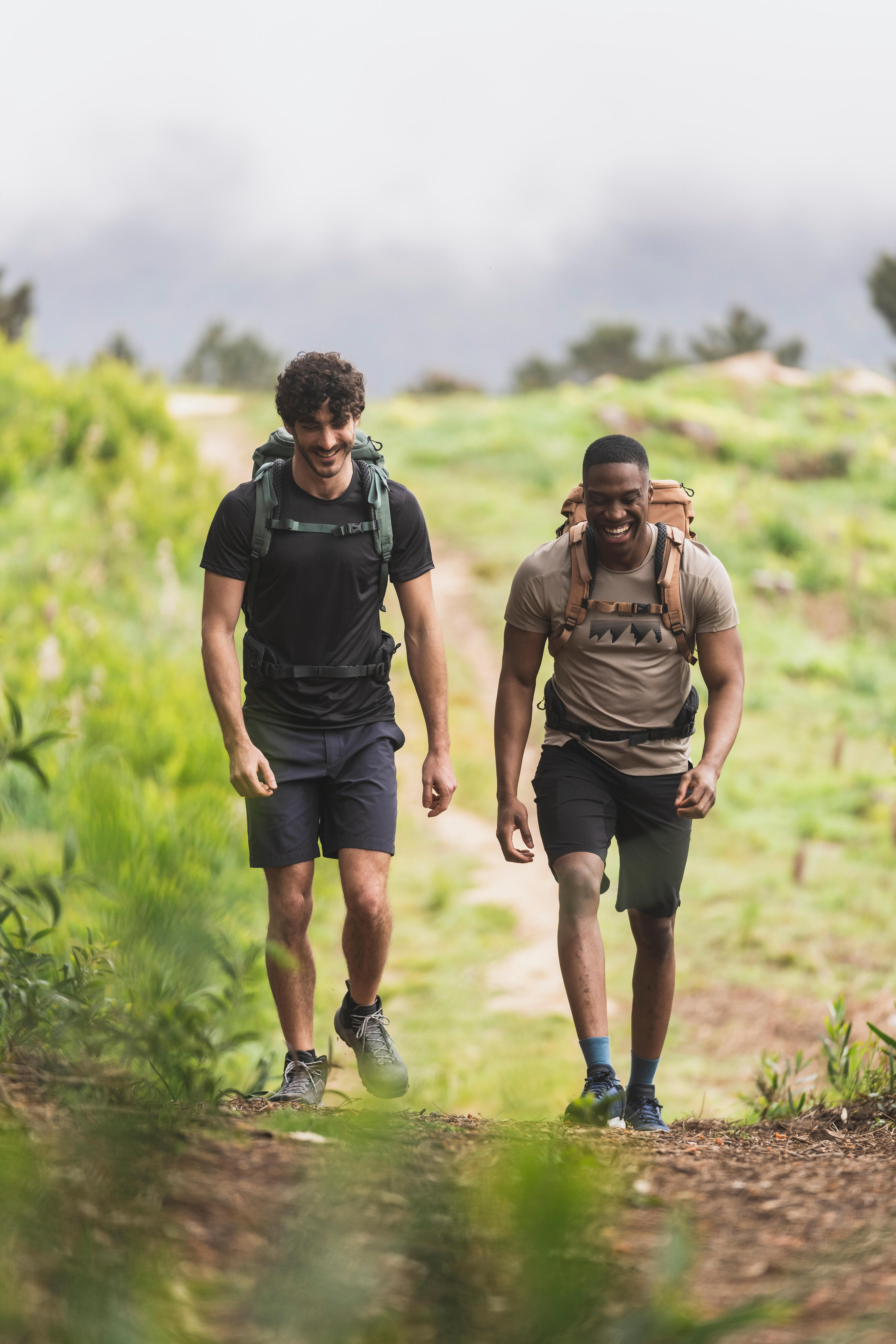 Wandershorts Herren Bergwandern ‒ MH100 blau 6/12