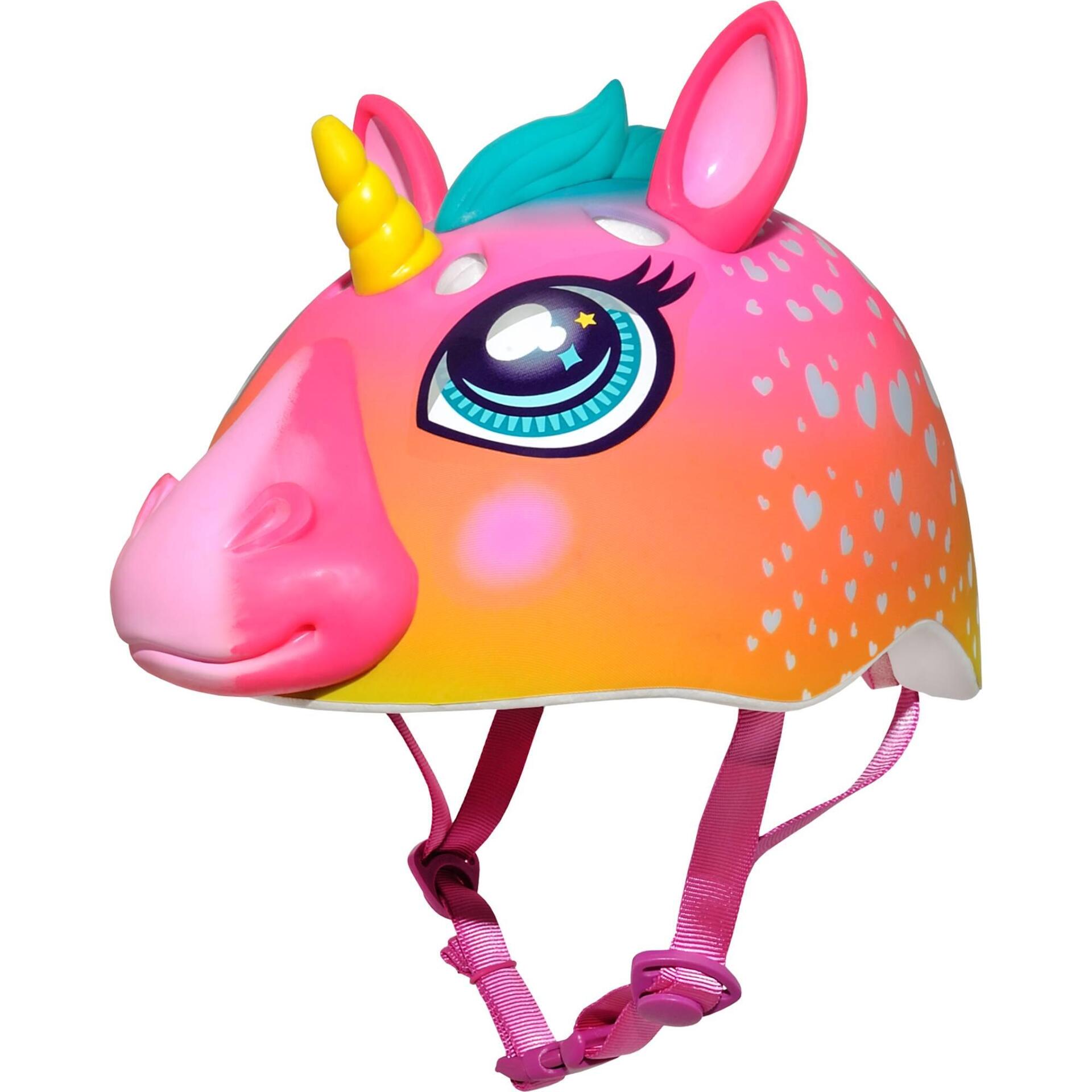 Pink Adult Unicorn Helmet Tuga The Narwhal Fun Helmet Horn/Unicorn