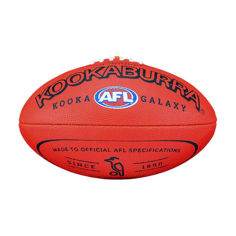 Kookaburra Galaxy Synthetic AFL Football Red - Size 3