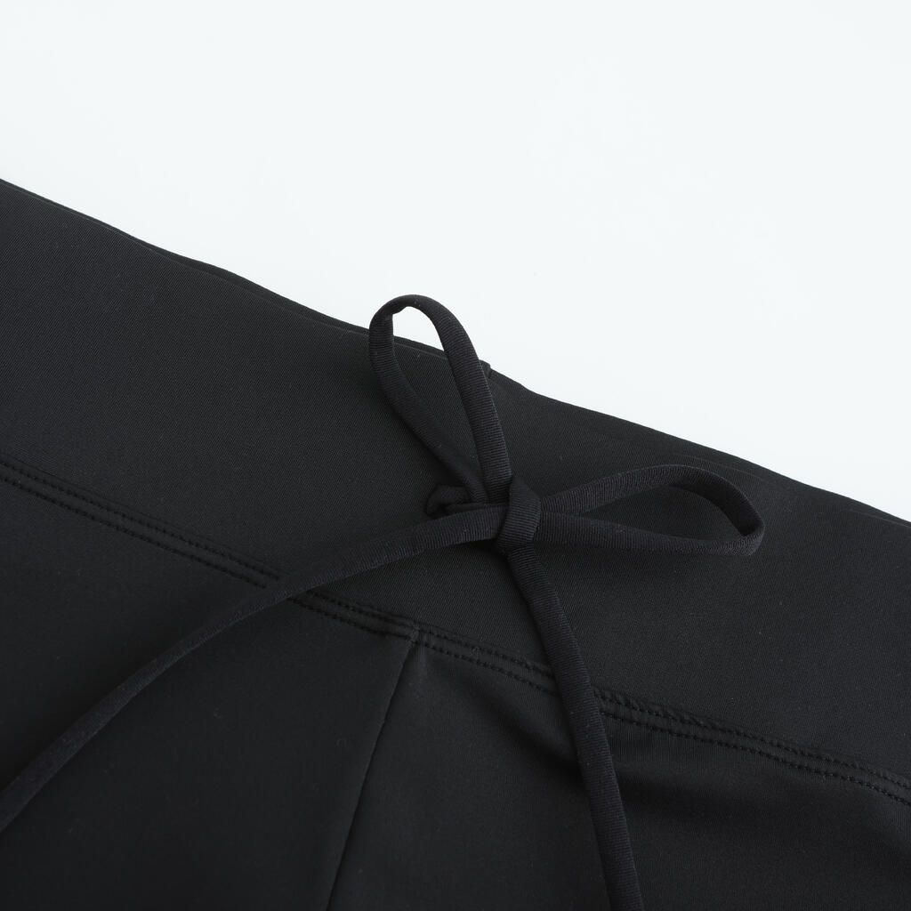 Licra con protección solar de surf para mujer Olaian UV Leg 100 negro