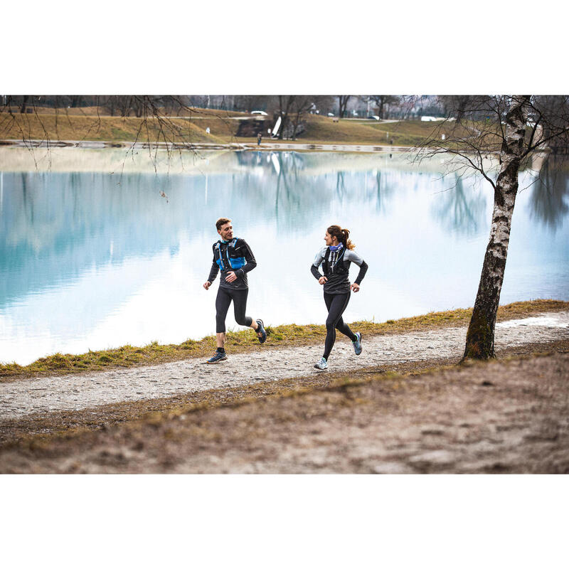 SAC TRAIL RUNNING 10L MIXTE BLEU - VENDU AVEC POCHE À EAU 1L