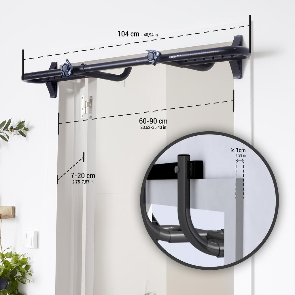 No-Screw Doorway Weight Training Pull-Up Bar