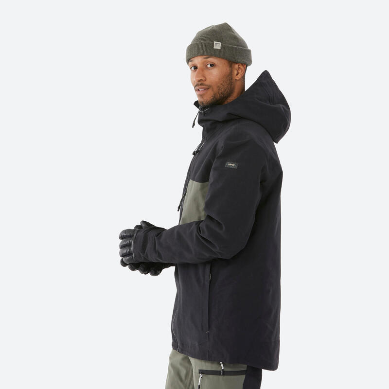 Veste snowboard Homme compatible ZIPROTEC SNB 500 -Noire