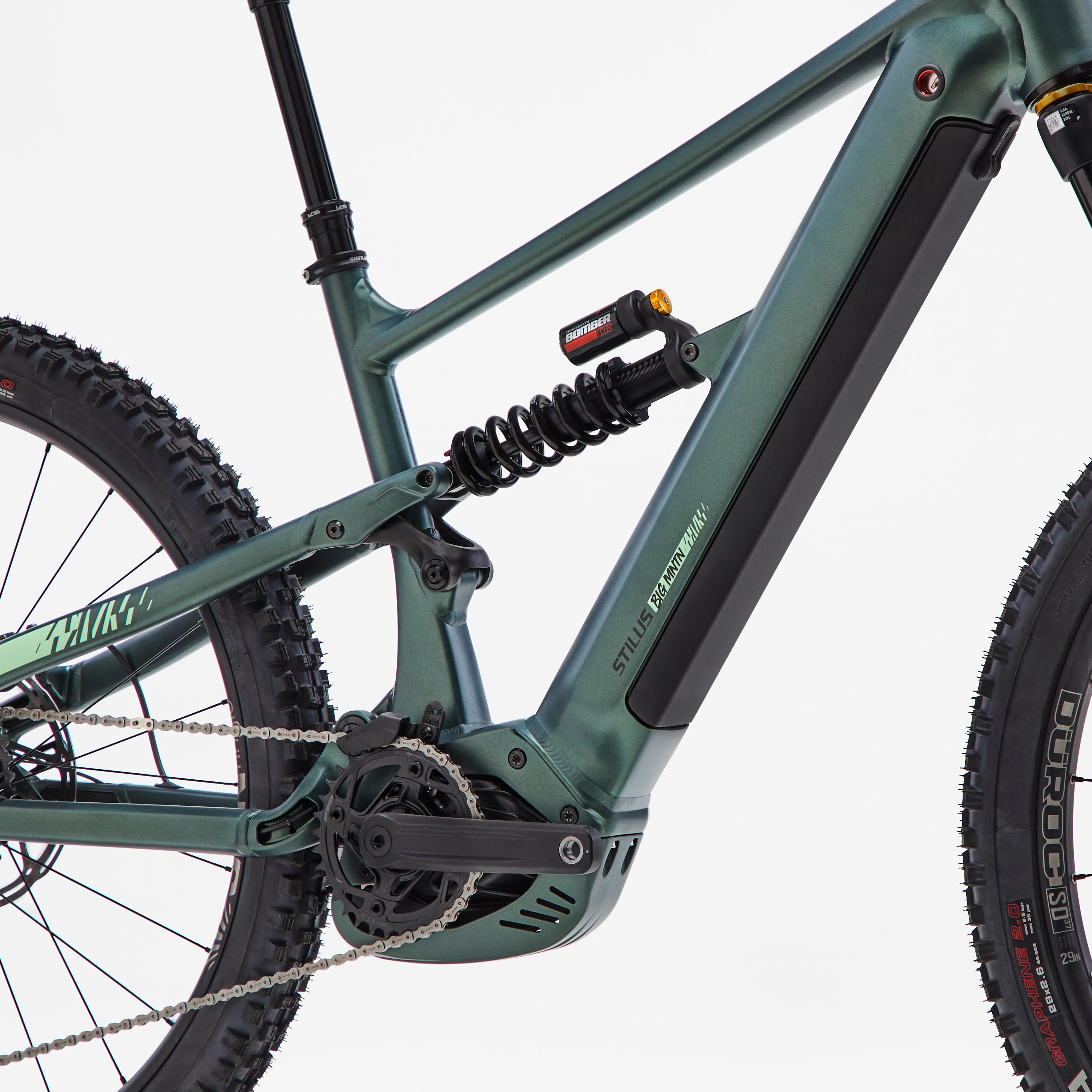 29"/27.5" all-suspension electric mountain bike - STILUS E-BIG MOUNTAIN green