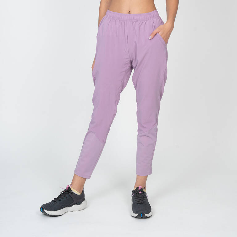 Women Gym Pants Carrot-Cut - Purple