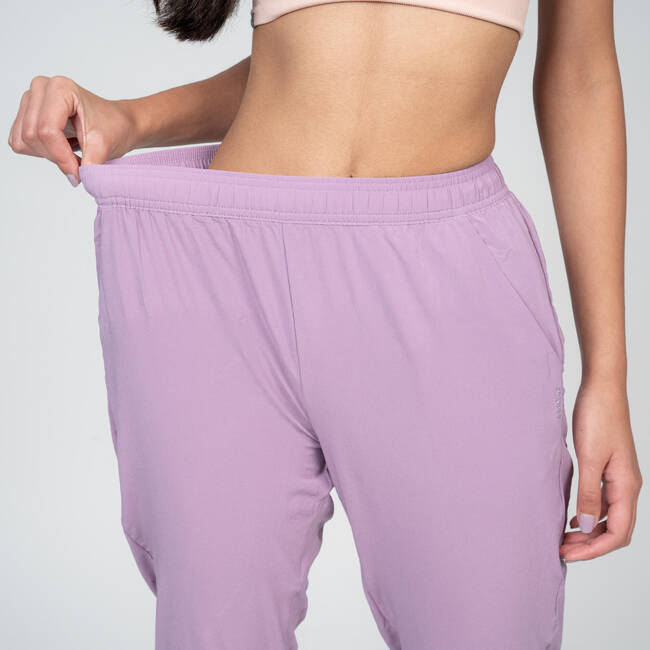 Women's Fitness Cardio Carrot-Cut Jogging Bottoms - Purple