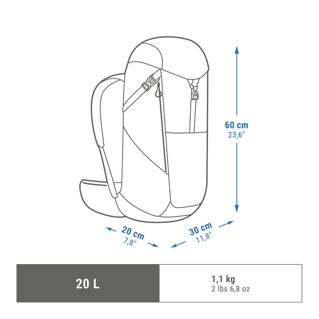 Mountain Walking 20 L Backpack MH500