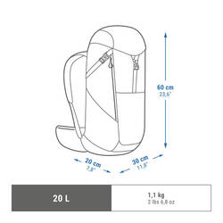 Mountain Walking 20 L Backpack MH500