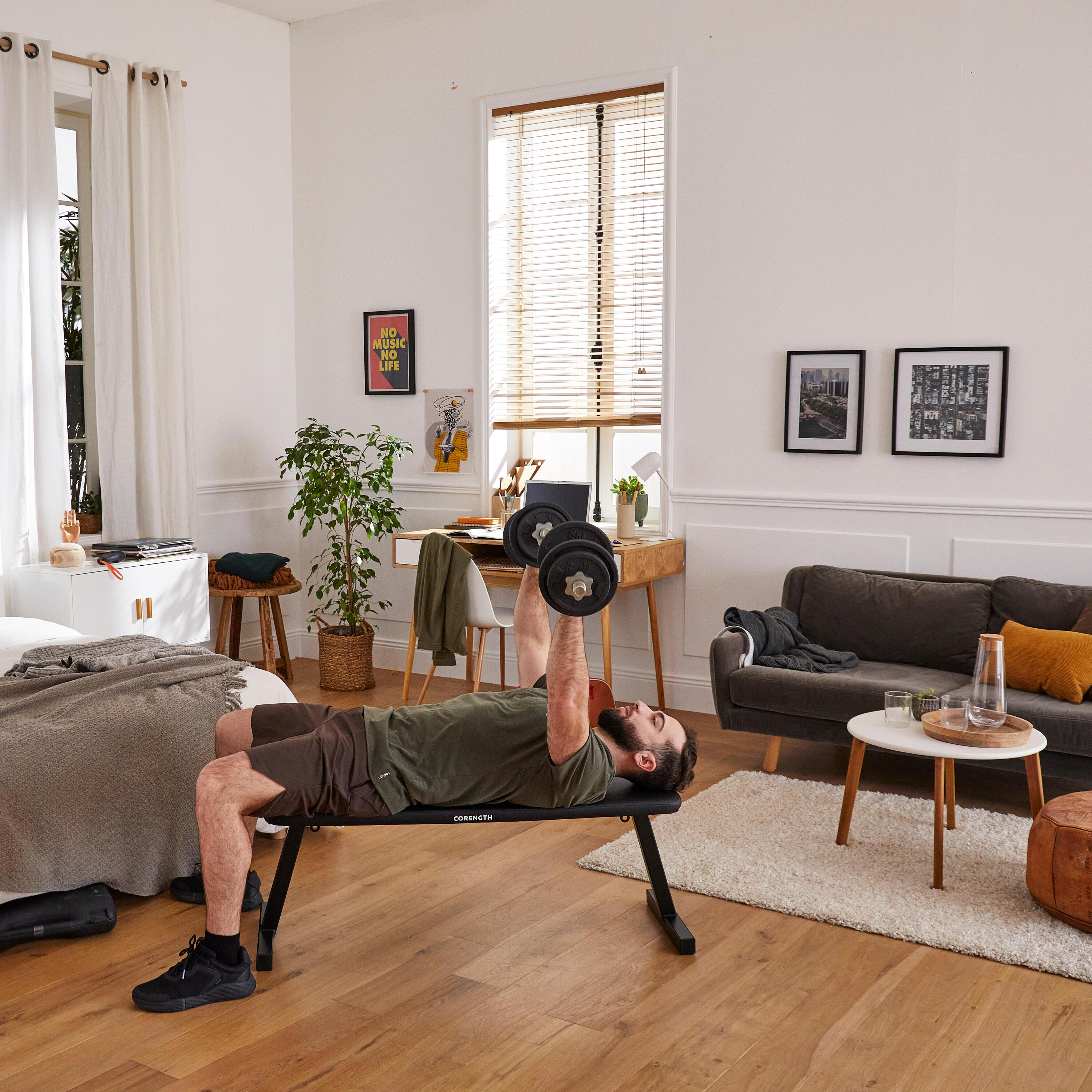 Banc de musculation pliable - bench 100 13/20