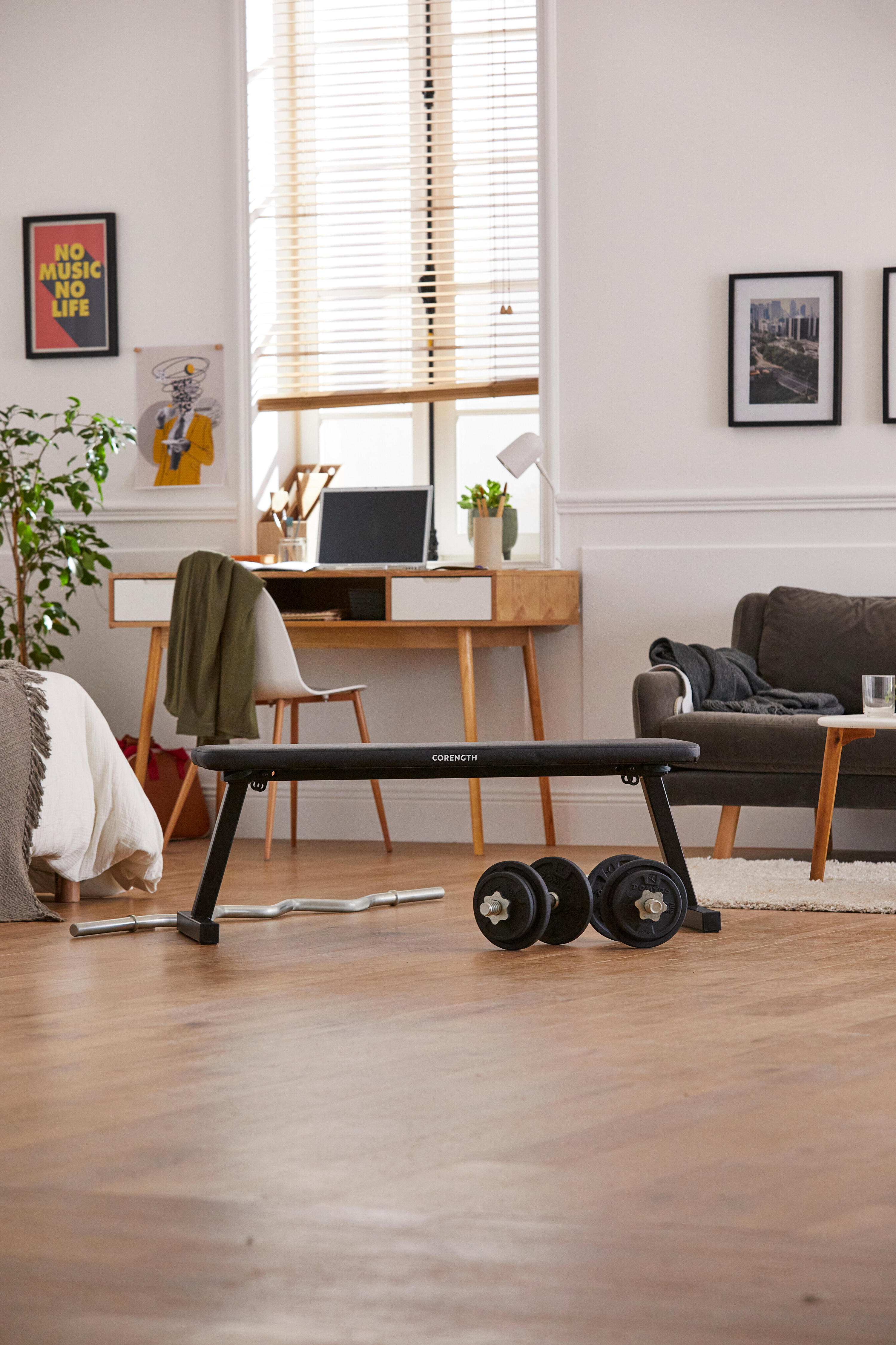 Banc de musculation pliable - bench 100 11/20
