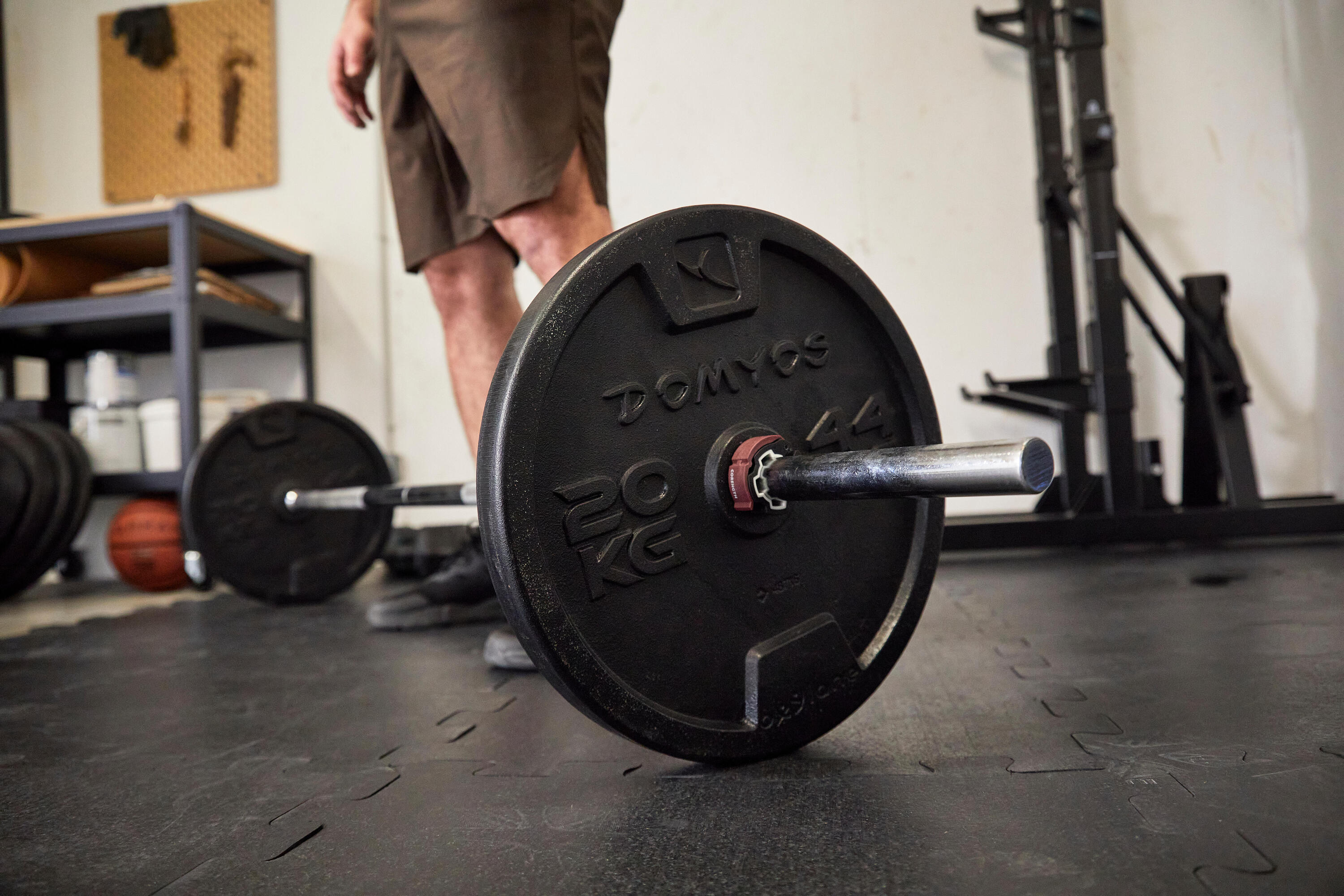 Dalle de sol musculation modulable 58x58cm 15/18