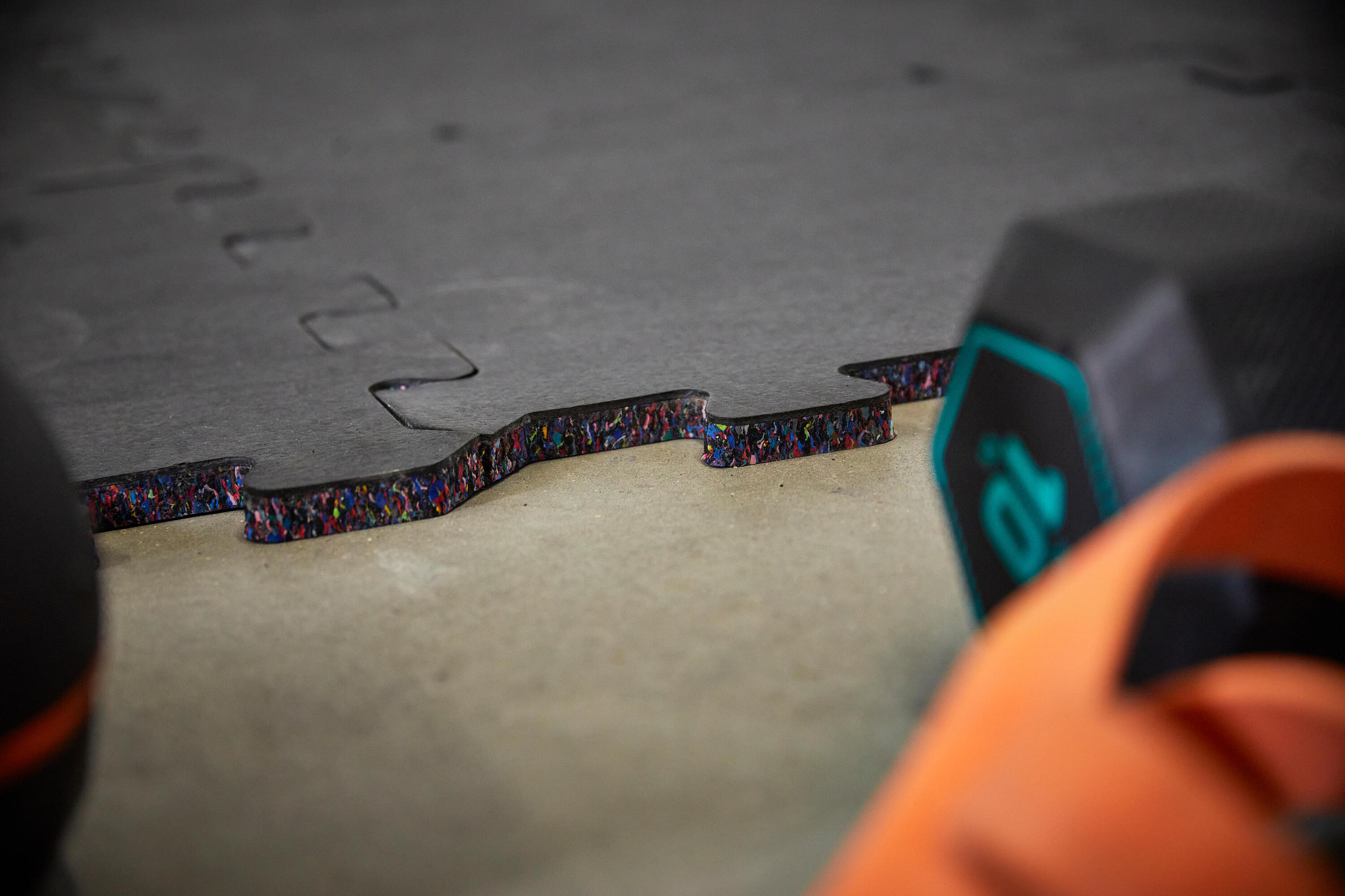 Dalle de sol musculation modulable 58x58cm 11/18