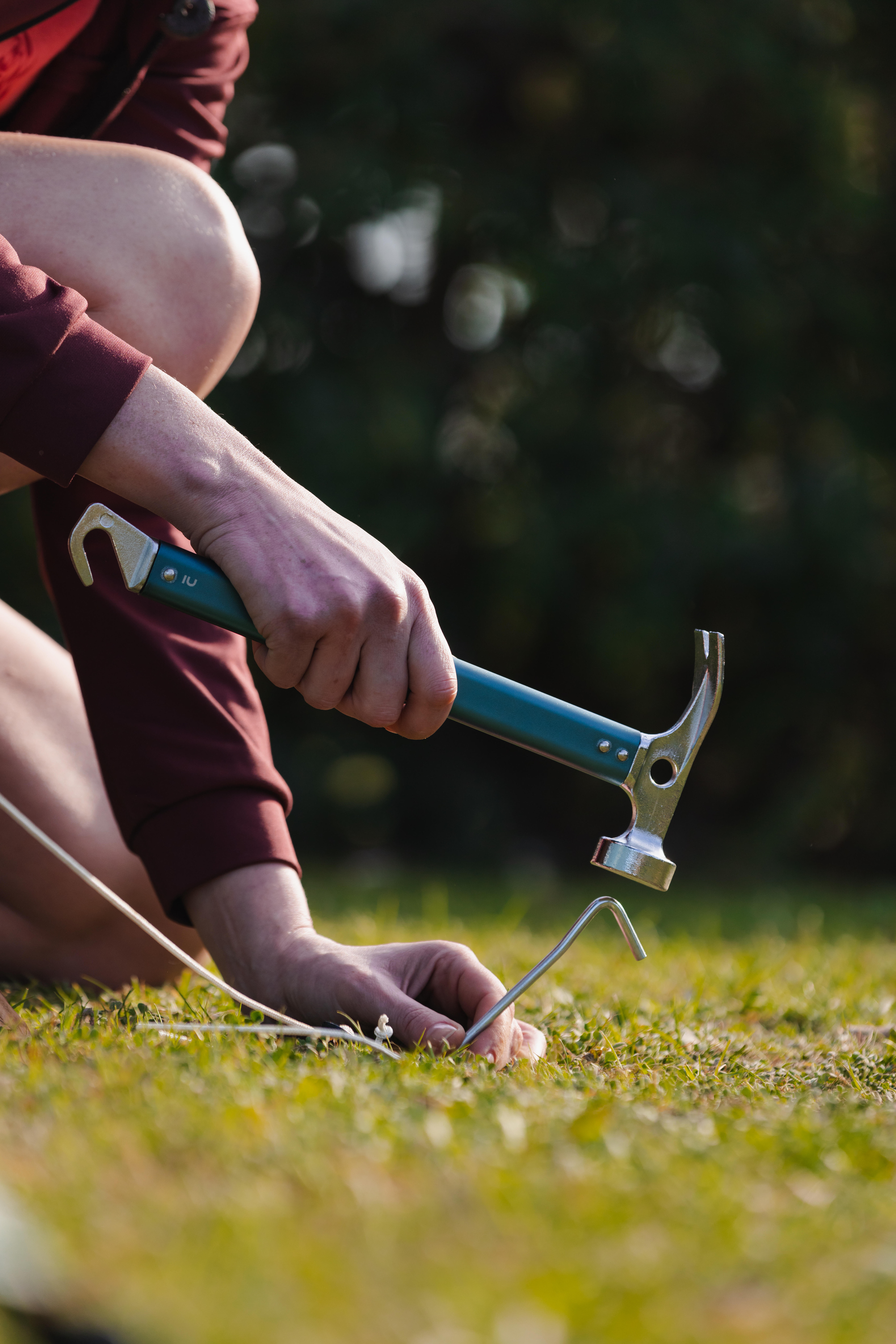 Hard Ground Tent Peg Mallet - QUECHUA