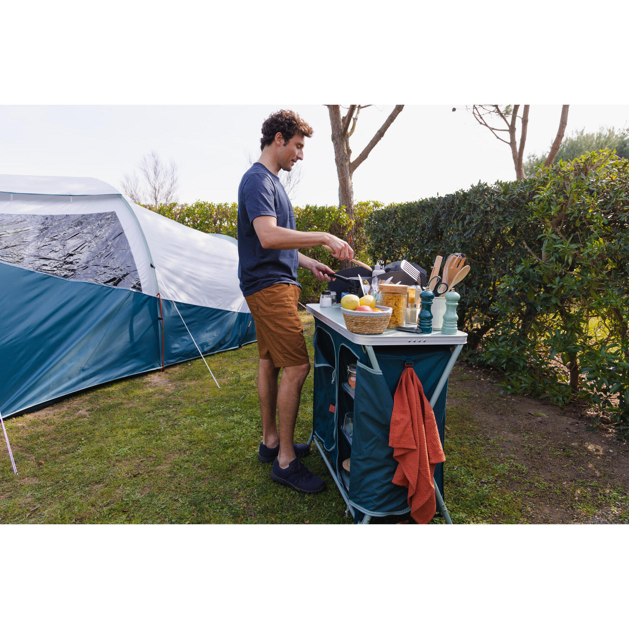 Mobile da cucina pieghevole campeggio 11/14