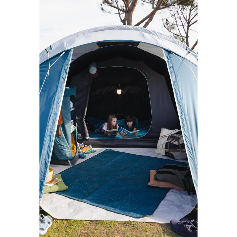 Cort camping 4 Persoane 1 Cameră, cu bețe ARPENAZ Fresh&Black 4.1