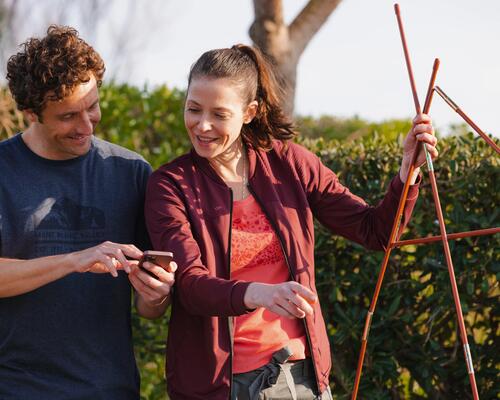 Tente à arceaux Blackout 4 Places - Arpenaz 4.1 F&amp;B