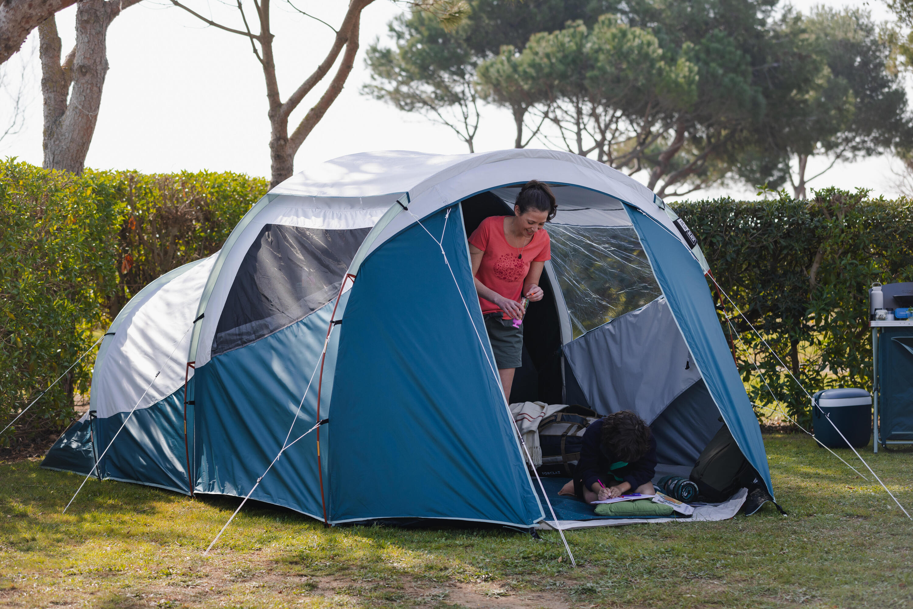 Namiot kempingowy Quechua Arpenaz 4.1 Fresh & Black 4-osobowy 28/34