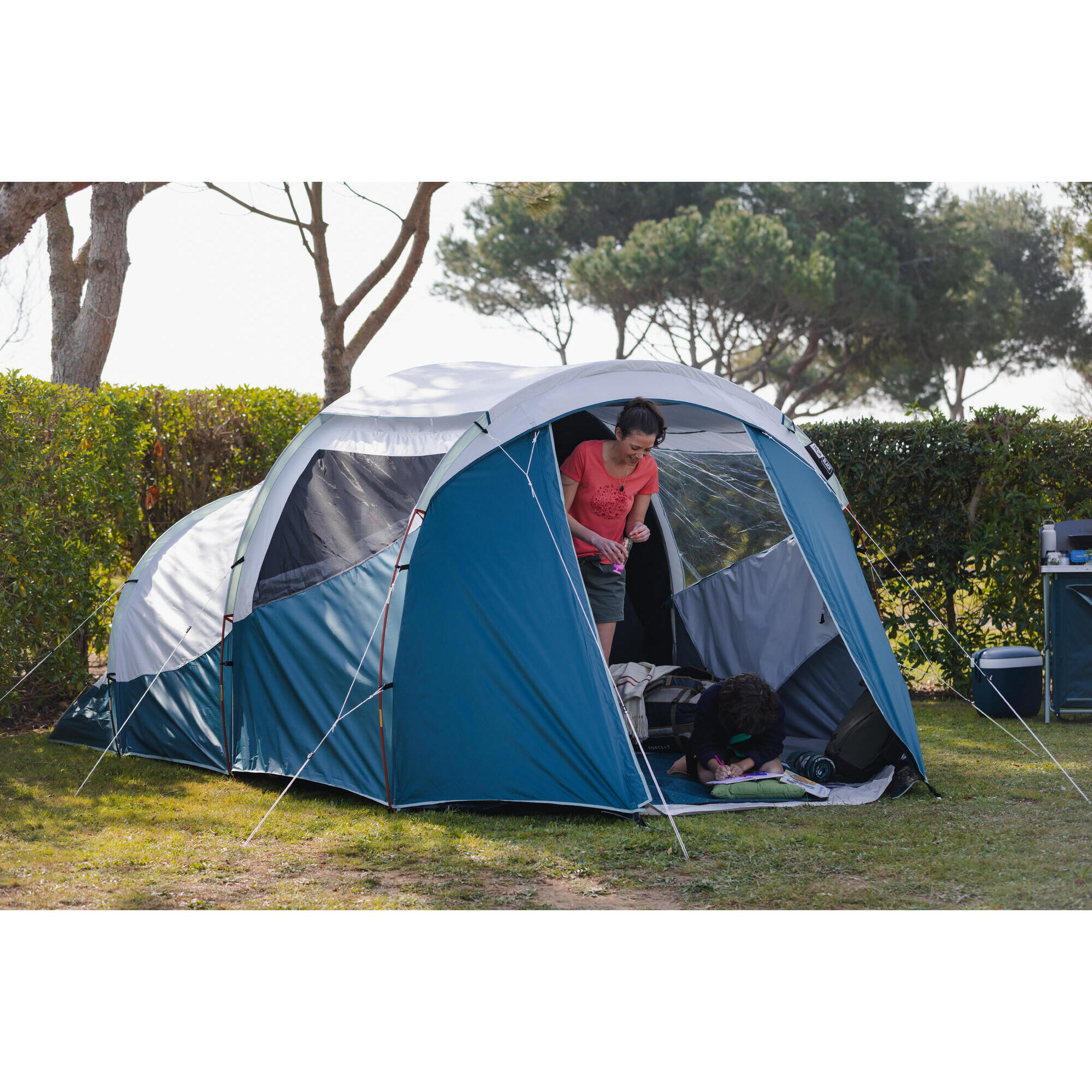 Kampeertent voor 4 personen Arpenaz 4.1 F B tunneltent met 1