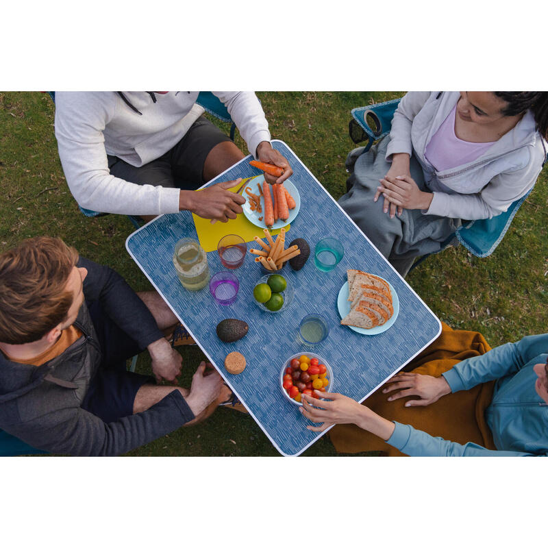 Masă Pliabilă Camping 2-4 Persoane Albastru