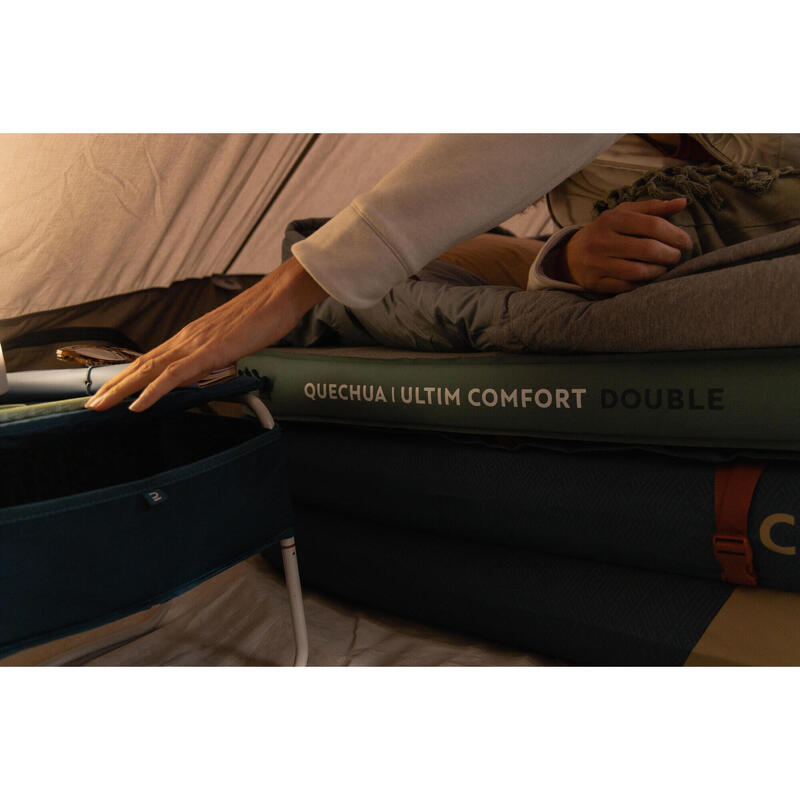 Sac de dormit de camping 0°C bumbac 2 persoane, Utim confort