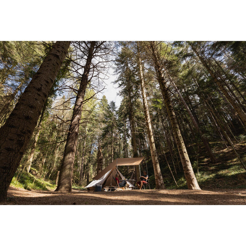 Tarp Schutzplane Polybaumwolle Camping - Tepee für 6 Personen