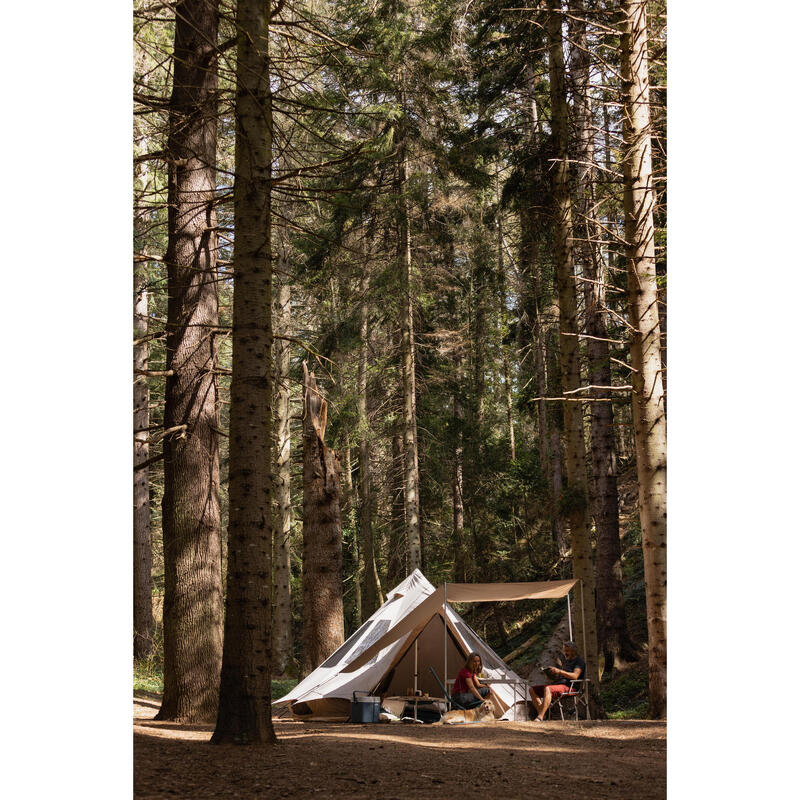 Tarp Schutzplane Polybaumwolle Camping - Tepee für 6 Personen