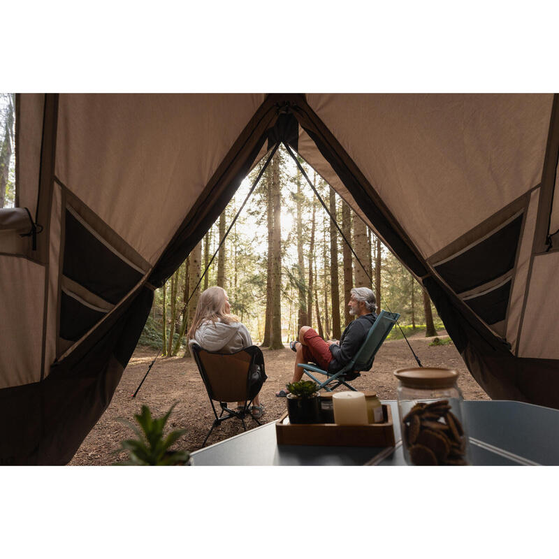 Vouwstoel voor de camping Comfort twee standen